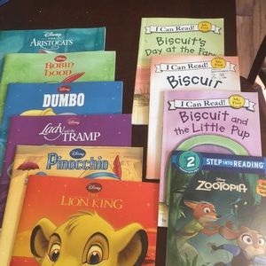 10 book assortment with carrying bag